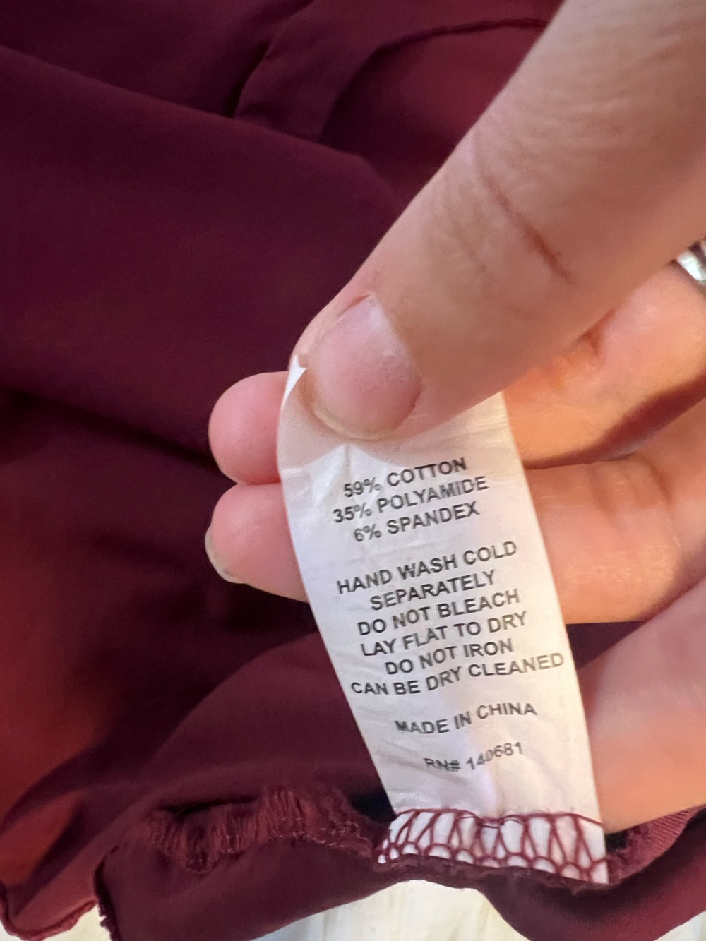 Unique Vintage Burgundy Criss Cross Halter Rita Flare Dress - Picture 9 of 9